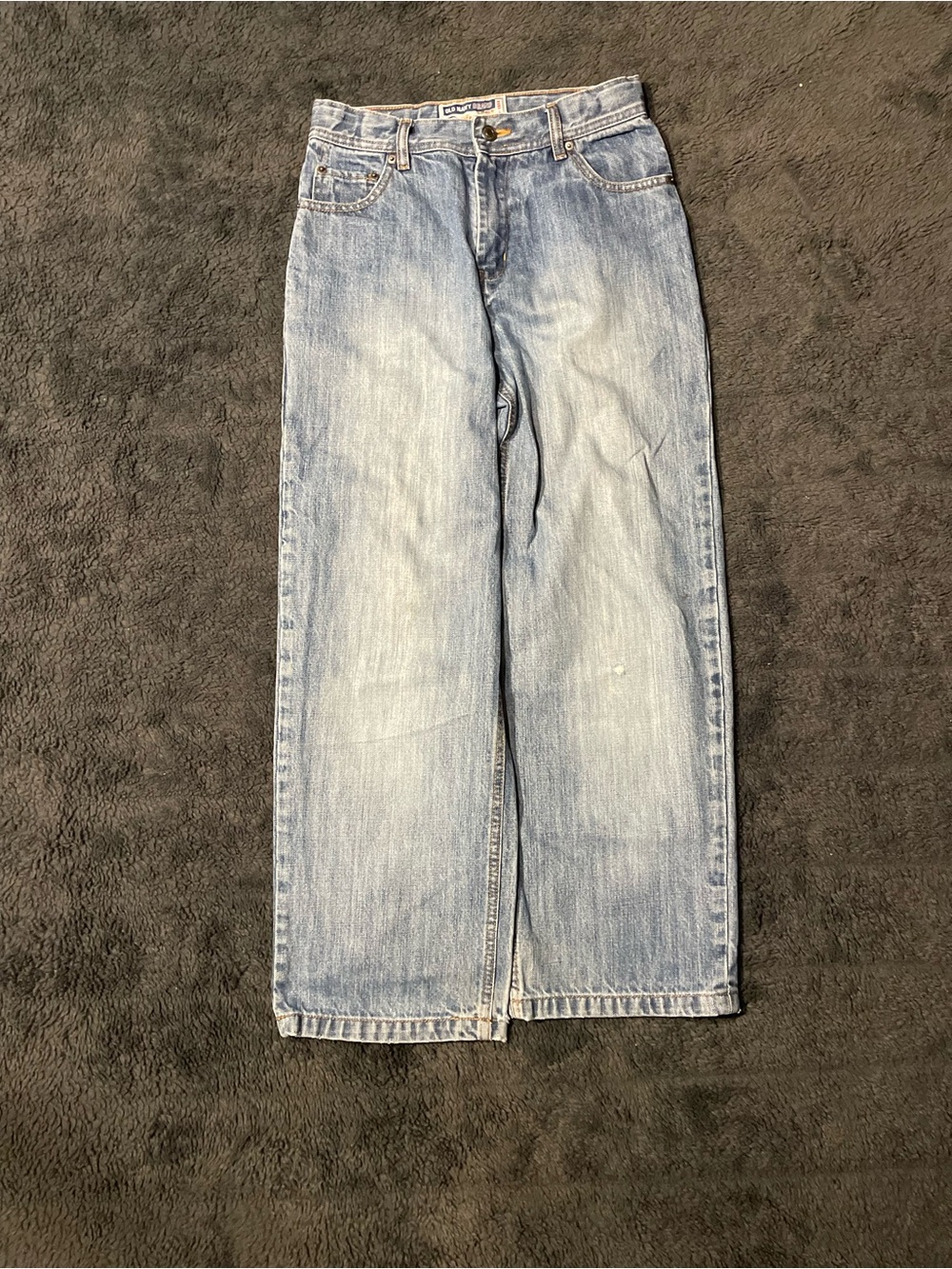 Old Navy Light Wash Relaxed Wide-Leg Jeans